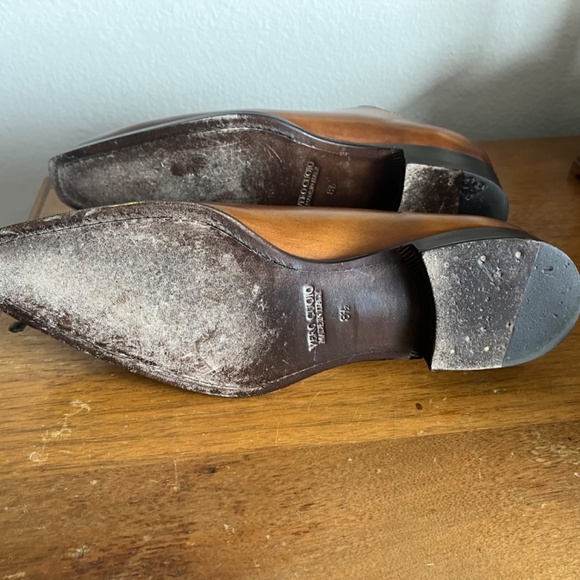 Cognac size 8 1/2 (9 1/2) whole-cut lace ups - Picture 8 of 12